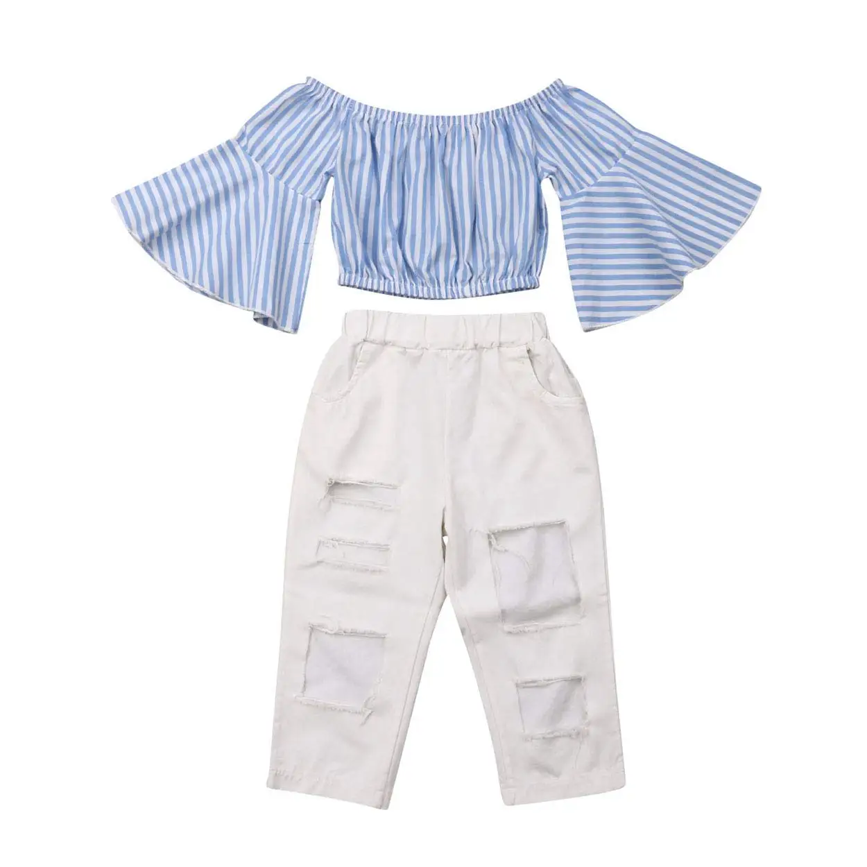 Baby Girl Clothes Fashion Toddler Baby Girl Kid Off Shoulder Tops Pants Summer Clothes Outfits Set 1-6T
Baby Girl Clothes Fashion Toddler Baby Girl Kid Off Shoulder Tops Pants Summer Clothes Outfits Set 1-6T