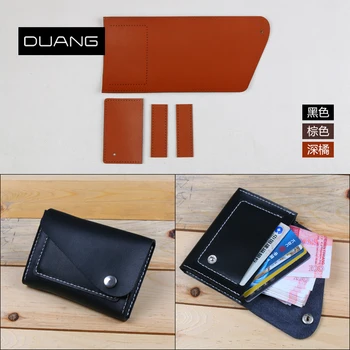 Short wallet DIY handmade leather wallet material bag business card bag zero wallet card bag semi-finished product
Short wallet DIY handmade leather wallet material bag business card bag zero wallet card bag semi-finished product