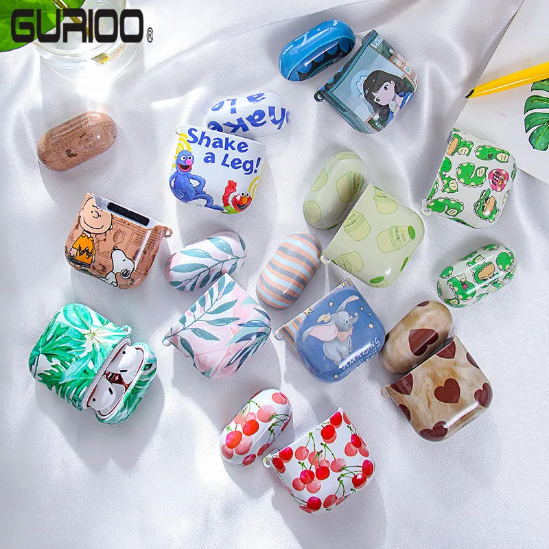 For Apple Airpods 1 2 Hard Case Printing Cartoon Cute Shell Wireless Bluetooth Earphone Cases For AirPods 2 Headphones Cover Box
For Apple Airpods 1 2 Hard Case Printing Cartoon Cute Shell Wireless Bluetooth Earphone Cases For AirPods 2 Headphones Cover Box