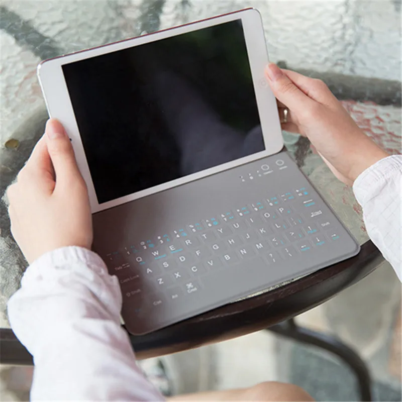 Ultra-thin Wireless Bluetooth Keyboard Cover for Ipad 2018 Case with Holder Protective for Ipad Air 2 Gadget 2020 Hot Sale
Ultra-thin Wireless Bluetooth Keyboard Cover for Ipad 2018 Case with Holder Protective for Ipad Air 2 Gadget 2020 Hot Sale