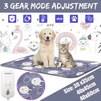 220V20W Winter Waterproof Pet Dog Cat Electric Heating Pad 3 File Temperature Heating Pad Home Floor Mat 30x35cm 40x45cm 40x60cm 
220V20W Winter Waterproof Pet Dog Cat Electric Heating Pad 3 File Temperature Heating Pad Home Floor Mat 30x35cm 40x45cm 40x60cm
