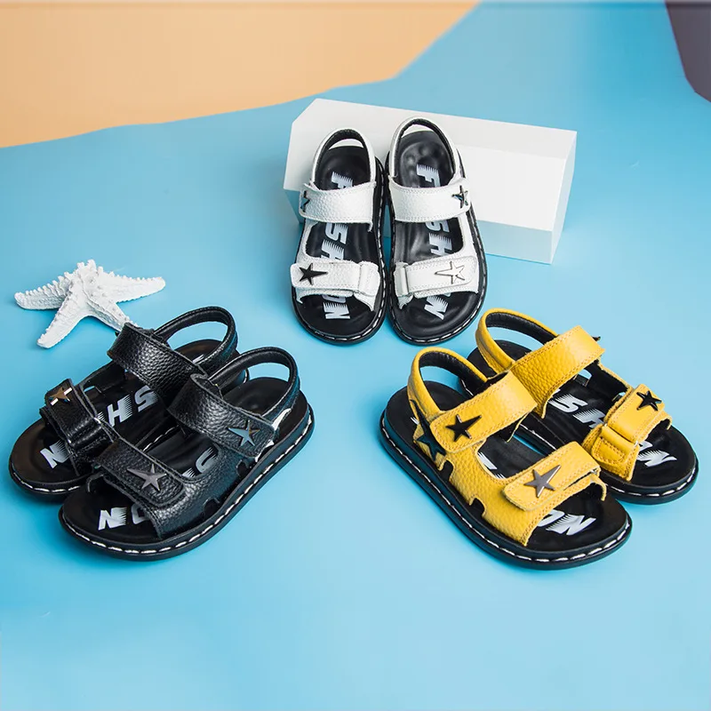 CHILDREN'S Shoes Sandals 2019 Summer Children Sports Sandals Velcro Sandals Soft-Sole Children Genuine Leather Sandals Men's
CHILDREN'S Shoes Sandals 2019 Summer Children Sports Sandals Velcro Sandals Soft-Sole Children Genuine Leather Sandals Men's