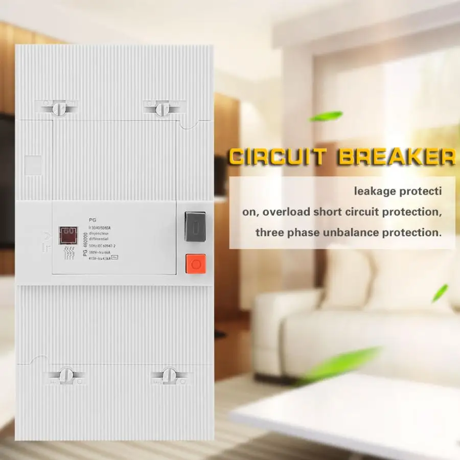 PG460000 30-60A 4-Pole 50Hz/60Hz Low-voltage Protection Circuit Breaker Air Switch circuit breaker
PG460000 30-60A 4-Pole 50Hz/60Hz Low-voltage Protection Circuit Breaker Air Switch circuit breaker