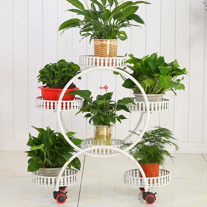Portable Flower Stands with Wheels Metal Plant Holder Creative Room Organizer Large Storage Rack Floating Shelf for Indoor Decor
Portable Flower Stands with Wheels Metal Plant Holder Creative Room Organizer Large Storage Rack Floating Shelf for Indoor Decor