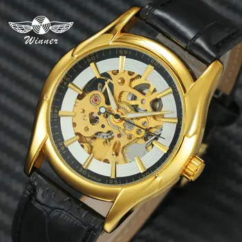 2019 WINNER Dress Luxury Women's Automatic Mechanical Watch Black Leather Strap Skeleton Dial Unique Fashion Design+ GIFT BOX
2019 WINNER Dress Luxury Women's Automatic Mechanical Watch Black Leather Strap Skeleton Dial Unique Fashion Design+ GIFT BOX