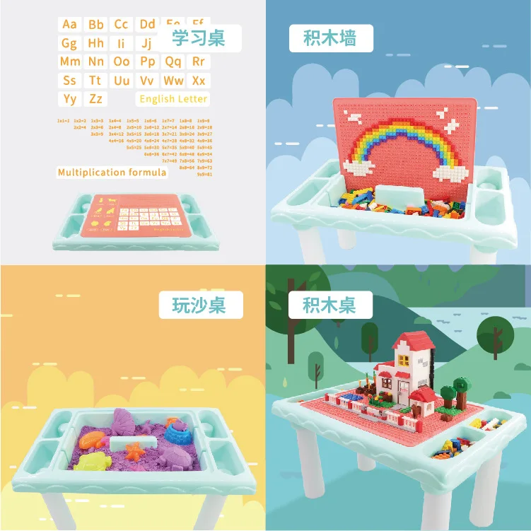 Small Building Blocks Table Multi-functional Creative Children'S Educational Learning Plastic Table Small Particles Building Blo
Small Building Blocks Table Multi-functional Creative Children'S Educational Learning Plastic Table Small Particles Building Blo