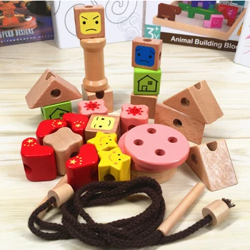 Wooden Animal Fruit Block stringing beaded Toys For Children Learning & Education Colorful Products Kids Toy
Wooden Animal Fruit Block stringing beaded Toys For Children Learning & Education Colorful Products Kids Toy