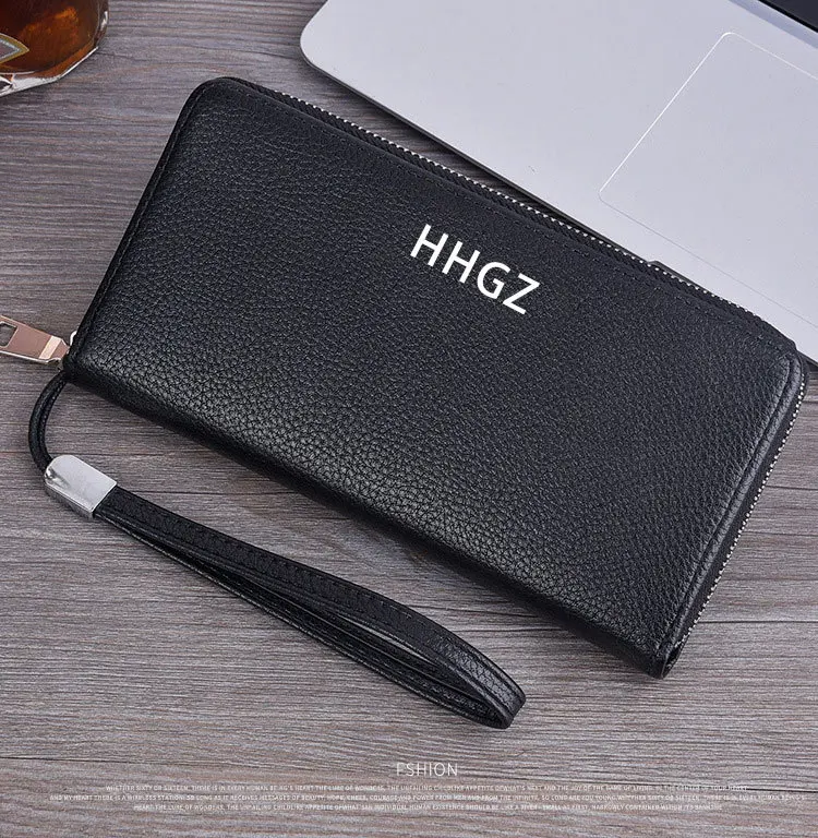 A Flower Master Wallet Yiwu Stall Supply of Goods 2019 New Style Men's Clutch Long Wallet Leather Wallet