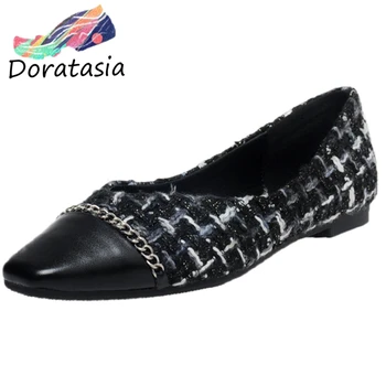 DORATASIA Office Patchwork Genuine Leather Flats 2020 New Brand Designer Flats Women Low Heels Date Shoes Woman
DORATASIA Office Patchwork Genuine Leather Flats 2020 New Brand Designer Flats Women Low Heels Date Shoes Woman