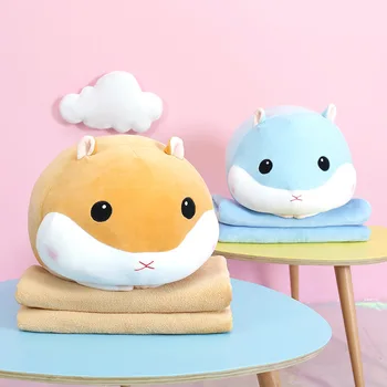 Hamster nap pillow pillow quilt dual purpose vehicle three in one office lunch break student cushion blanket seat cushion
Hamster nap pillow pillow quilt dual purpose vehicle three in one office lunch break student cushion blanket seat cushion