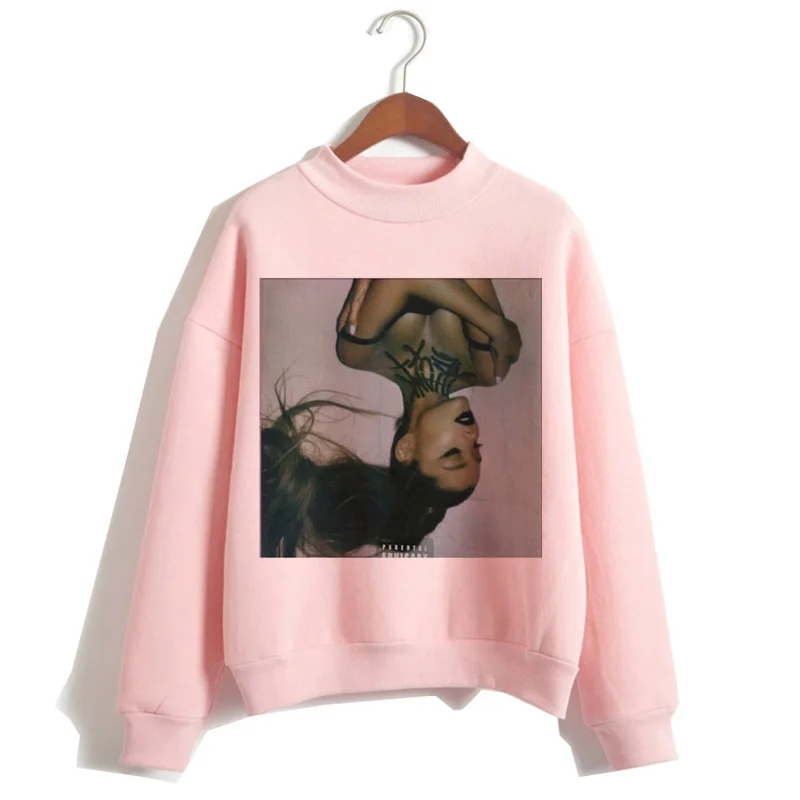 Толстовки Ариана Гранде Харадзюку 2019 корейский стиль ulzzang kawaii 90 s одежда с героями