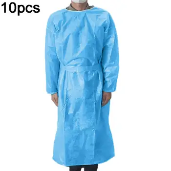 1/10Pcs Disposable Anti-bacterial Isolation Cover Gown Clothes Non-woven Fabric Thickened
1/10Pcs Disposable Anti-bacterial Isolation Cover Gown Clothes Non-woven Fabric Thickened