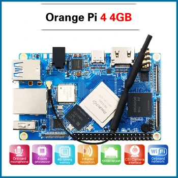 S ROBOT Orange Pi 4 4GB DDR4+16GB EMMC Flash Rockchip RK3399 Dual-core+Quad-core Cortex Development Board OPI14
S ROBOT Orange Pi 4 4GB DDR4+16GB EMMC Flash Rockchip RK3399 Dual-core+Quad-core Cortex Development Board OPI14