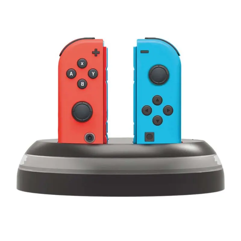 Charger Stand Charging Dock for Switch Joy-con Controller 4 Port Luminous LED Handle Charger Game Machine Accessories
Charger Stand Charging Dock for Switch Joy-con Controller 4 Port Luminous LED Handle Charger Game Machine Accessories