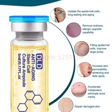 Dld essência 5ml ácido hialurónico clareamento hidratante clareamento da pele essência facial beleza bb creme firmando brilho branco(China)