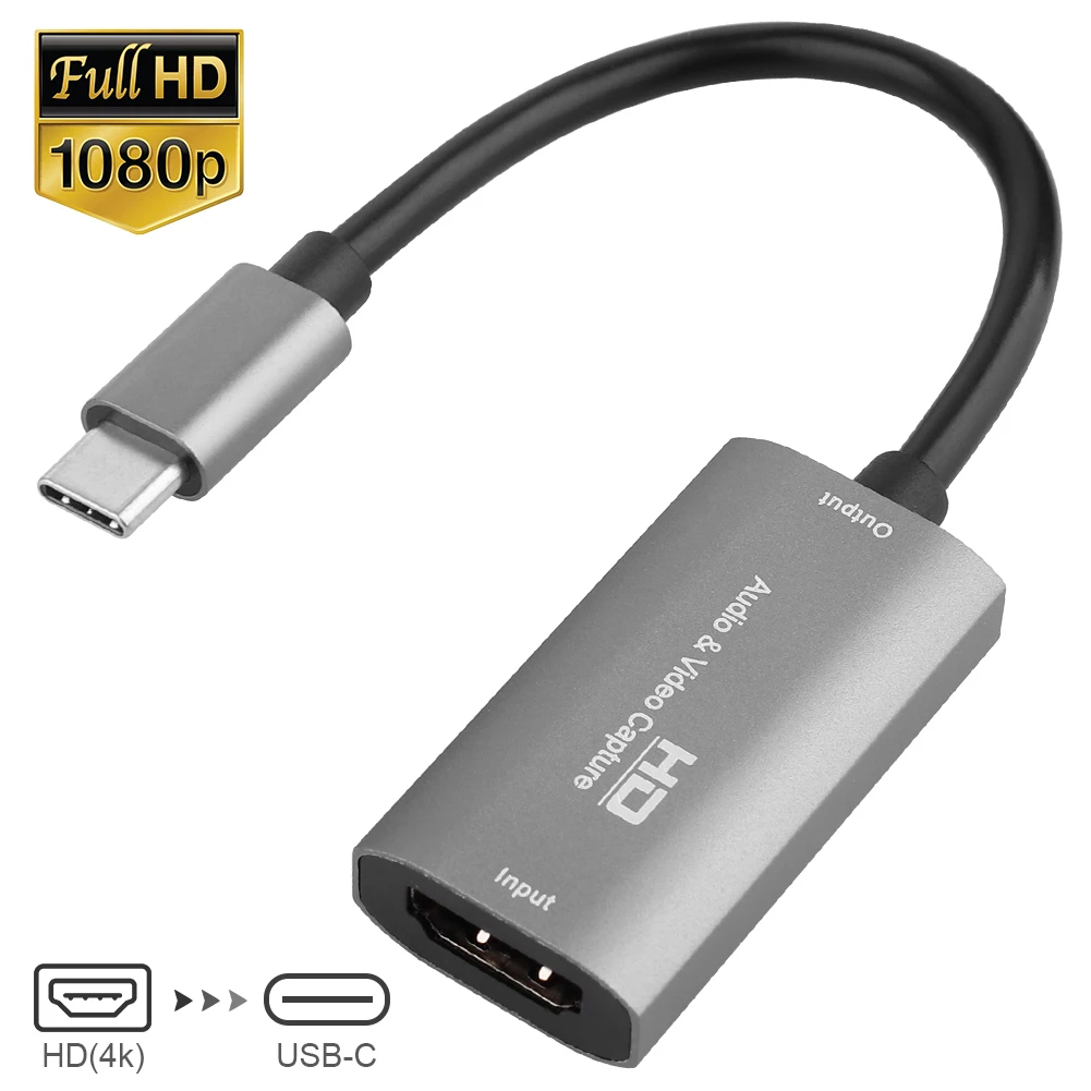 HDMI to Type C Video Capture Card Portable Audio Video Capture Card for HD Live Streaming 1080P Game Broadcast
HDMI to Type C Video Capture Card Portable Audio Video Capture Card for HD Live Streaming 1080P Game Broadcast