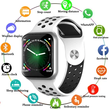 For F8 Touch Screen Smart Bracelet Heart Rate Blood Pressure Monitoring Information Reminder IP67 Waterproof Dual Compatible
For F8 Touch Screen Smart Bracelet Heart Rate Blood Pressure Monitoring Information Reminder IP67 Waterproof Dual Compatible