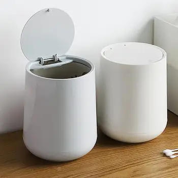 Mini Round Press Lid Trash Can Home Office Desktop Paper Towel Waste Garbage Cleaning Storage Bin
Mini Round Press Lid Trash Can Home Office Desktop Paper Towel Waste Garbage Cleaning Storage Bin