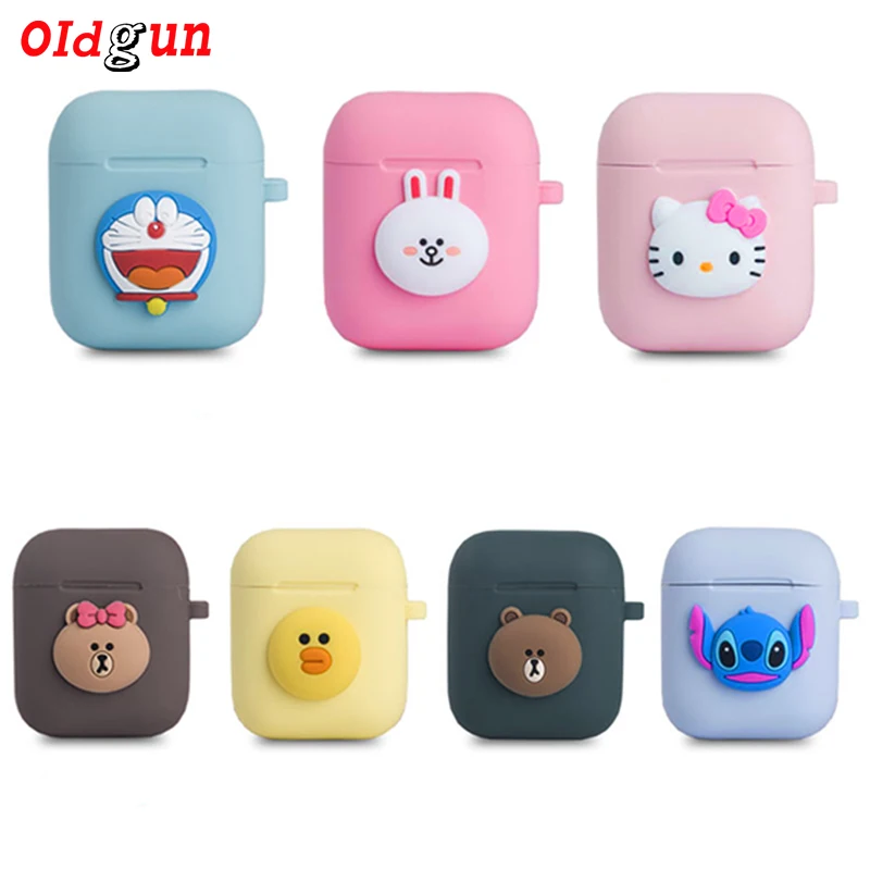 Apple Airpods Case Soft Silicone Case, Cartoon Bluetooth Wireless Headset for Air Pods Ear Protectors
Apple Airpods Case Soft Silicone Case, Cartoon Bluetooth Wireless Headset for Air Pods Ear Protectors