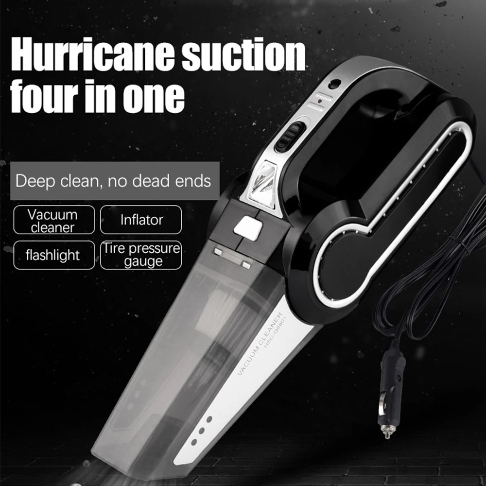 Car Vacuum Cleaner 4 In1 Multifunctional Vacuum Air Pump 120W High Power Dry and Wet Cleaner Portable Handheld Vacuums SDKX2
Car Vacuum Cleaner 4 In1 Multifunctional Vacuum Air Pump 120W High Power Dry and Wet Cleaner Portable Handheld Vacuums SDKX2