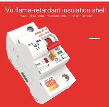 Smart WIFI Circuit Breaker 2P IoT Air Switch Current Circuit Breaker Over Current Leakage Protection Alexa Google Control
Smart WIFI Circuit Breaker 2P IoT Air Switch Current Circuit Breaker Over Current Leakage Protection Alexa Google Control