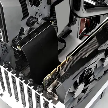 PCI Express PCI-e 3.0 16x Flexible Cable Card Extension Port Adapter High Speed Riser Card Graphics Cards Connector Cable L type
PCI Express PCI-e 3.0 16x Flexible Cable Card Extension Port Adapter High Speed Riser Card Graphics Cards Connector Cable L type