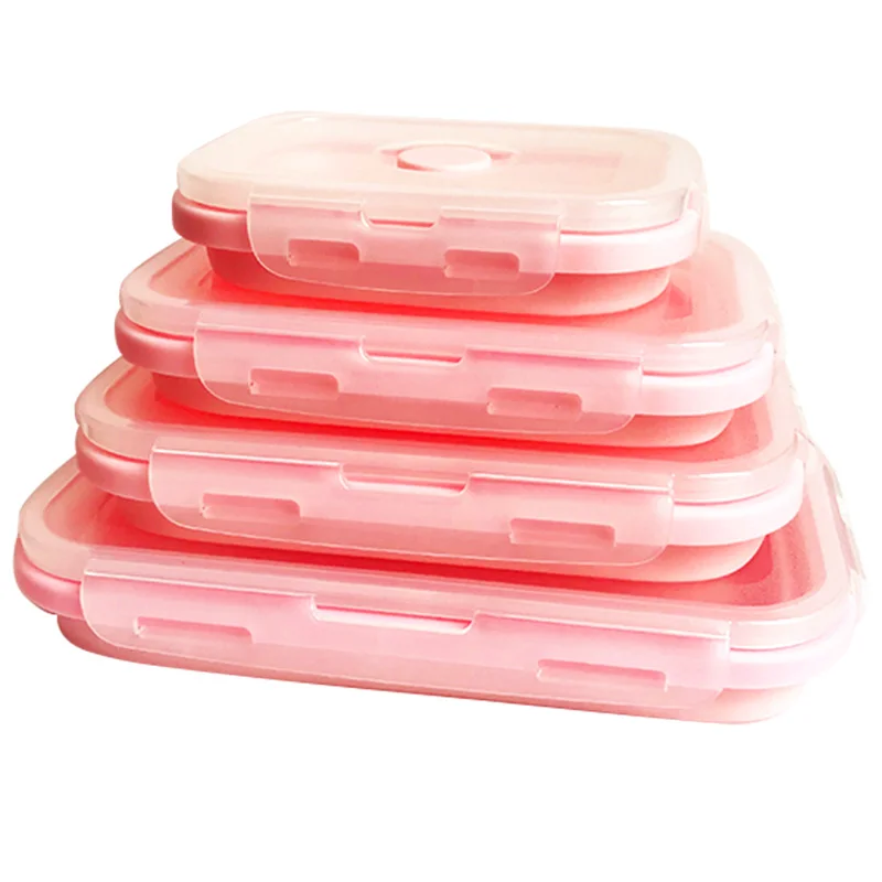 4pcs Collapsible Containers Silicone Food Storage Microwave Fridge Lunch Box HUG-Deals
4pcs Collapsible Containers Silicone Food Storage Microwave Fridge Lunch Box HUG-Deals