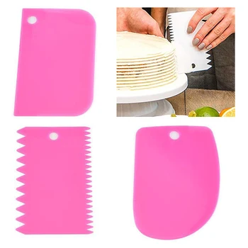 3Pcs/lot Baking Cream Scraper Plastic Dough Irregular Teeth Edge DIY Scraper Cake Decorating Pastry Cutters Baking Spatulas Tool
3Pcs/lot Baking Cream Scraper Plastic Dough Irregular Teeth Edge DIY Scraper Cake Decorating Pastry Cutters Baking Spatulas Tool