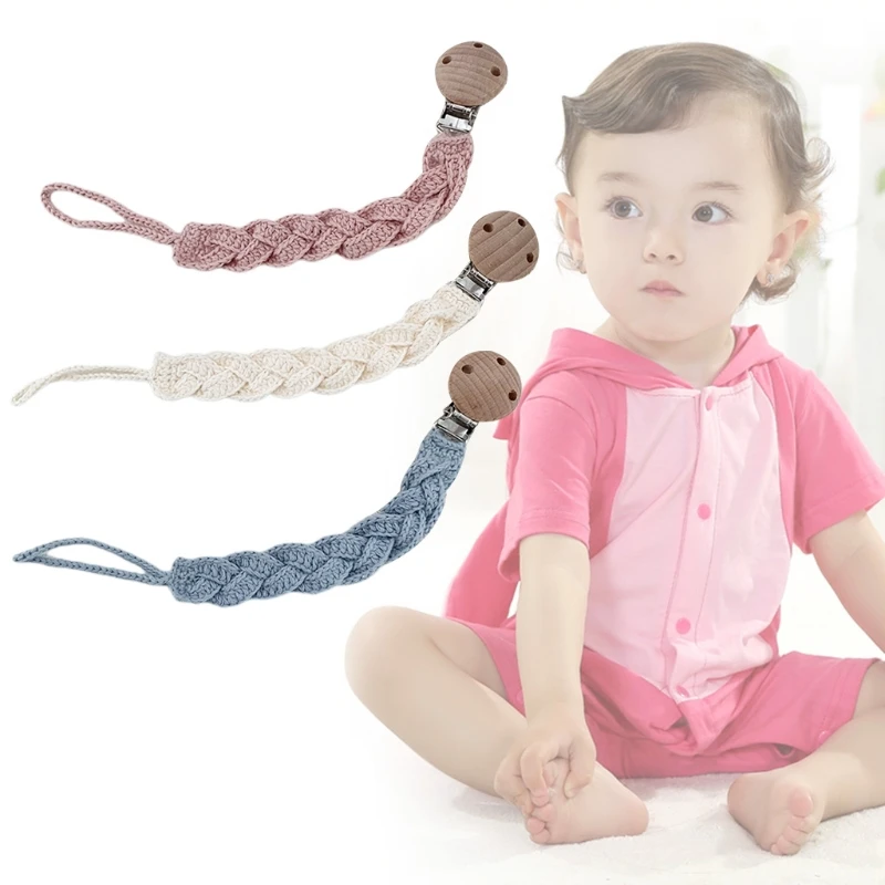 Baby Pacifier Clip Chain Handmade Crochet Cotton DIY Dummy Nipple Holder Nursing Soother Teether Leash Strap for Newborn
Baby Pacifier Clip Chain Handmade Crochet Cotton DIY Dummy Nipple Holder Nursing Soother Teether Leash Strap for Newborn