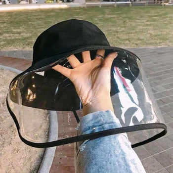 Protective Cap 2020 Full Face Mask Droplets Protective Cap Spring Summer Sun Protection UV Bucket Hat Women Cotton Fisherman Hat
Protective Cap 2020 Full Face Mask Droplets Protective Cap Spring Summer Sun Protection UV Bucket Hat Women Cotton Fisherman Hat
