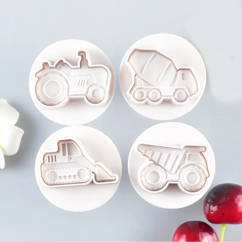 4pcs/set 3D Car Plane Train Vehicle Cookie Cutter Biscuit Mold Baking Hand Stamp Press Plunger Sugarcraft Cookie Fondant Cutters
4pcs/set 3D Car Plane Train Vehicle Cookie Cutter Biscuit Mold Baking Hand Stamp Press Plunger Sugarcraft Cookie Fondant Cutters