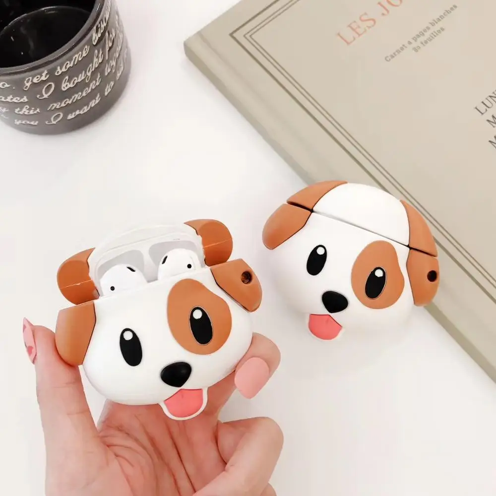 cute 3D cartoon Anti-fall Expression dog Silicone Earphone Case For Apple new AirPods 1/2 Wireless bluetooth Headset cover
cute 3D cartoon Anti-fall Expression dog Silicone Earphone Case For Apple new AirPods 1/2 Wireless bluetooth Headset cover