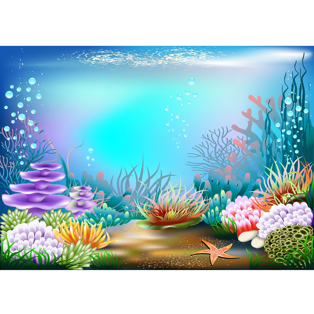 Seabed Backdrop Wonderland Coral Baby Birthday Party Photocall Customized Photography Background Vinyl For Photo Studio
Seabed Backdrop Wonderland Coral Baby Birthday Party Photocall Customized Photography Background Vinyl For Photo Studio