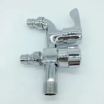Dual-head Faucet Multifunctional One Inlet and Two Outlets of The Double-headed Faucet Washing Machine Faucet Modern Minimalist
Dual-head Faucet Multifunctional One Inlet and Two Outlets of The Double-headed Faucet Washing Machine Faucet Modern Minimalist