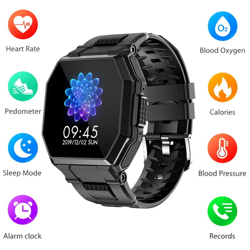 Men Sports Digital Watch Fitness Tracker Heart Rate Music Control Sleep Monitor Touch Screen Incoming Call Smart Wristband
Men Sports Digital Watch Fitness Tracker Heart Rate Music Control Sleep Monitor Touch Screen Incoming Call Smart Wristband