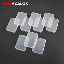 NEWACALOX 10pcs SMD SMT Screw Sewing Fish Hook Component Storage Tool Box PP Transparent Electronic Plastic Parts Box for Tool
NEWACALOX 10pcs SMD SMT Screw Sewing Fish Hook Component Storage Tool Box PP Transparent Electronic Plastic Parts Box for Tool