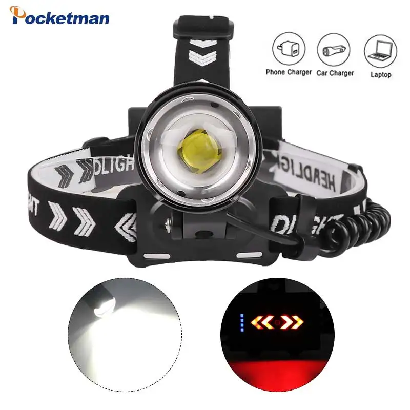 Super Bright Headlight Hunting Cycling Fishing Lanterna Use 3x18650 XHP90 USB Rechargeable Led Headlamp
Super Bright Headlight Hunting Cycling Fishing Lanterna Use 3x18650 XHP90 USB Rechargeable Led Headlamp