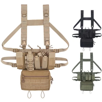 Tactical Chest Bag Hunting Vest Ranger Military Tactical Carrier with Magazine Pouch Outdoor Pouch EDC Nylon Utility Organizer
Tactical Chest Bag Hunting Vest Ranger Military Tactical Carrier with Magazine Pouch Outdoor Pouch EDC Nylon Utility Organizer
