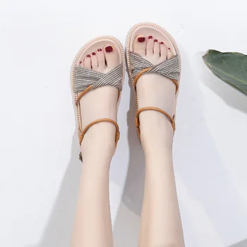 2020 summer new large size sandals women's muffin thick bottom casual flat shoes simple open-toed Roman shoes sandals
2020 summer new large size sandals women's muffin thick bottom casual flat shoes simple open-toed Roman shoes sandals
