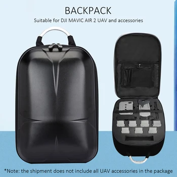 Splash Proof Hard ABS Shell Carrying Backpack with Dual Zippers for DJI Mavic Air 2 Drone Accessories
Splash Proof Hard ABS Shell Carrying Backpack with Dual Zippers for DJI Mavic Air 2 Drone Accessories