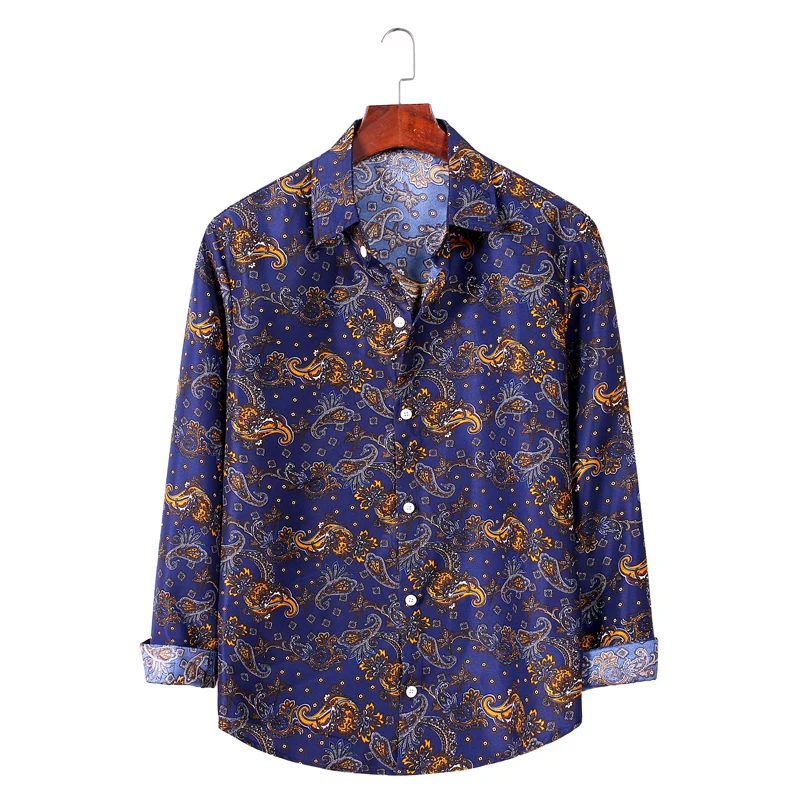 Aoliwen brand Fashion Spring Autumn Casual Men Shirt Slim Fit Flower Print Shirt Long-sleeved Shirts Male Floral Social S-2XL
Aoliwen brand Fashion Spring Autumn Casual Men Shirt Slim Fit Flower Print Shirt Long-sleeved Shirts Male Floral Social S-2XL