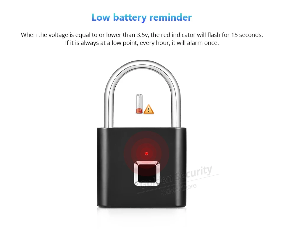 Keyless Smart Fingerprint Padlock Keyless Smart Fingerprint Padlock