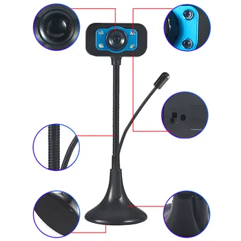 Desktop USB2.0/3.0 Webcam Computer Network Video Live HD Web Camera Free Drive 360° Rotary w/ Mic LED Light Night Digital Camera
Desktop USB2.0/3.0 Webcam Computer Network Video Live HD Web Camera Free Drive 360° Rotary w/ Mic LED Light Night Digital Camera