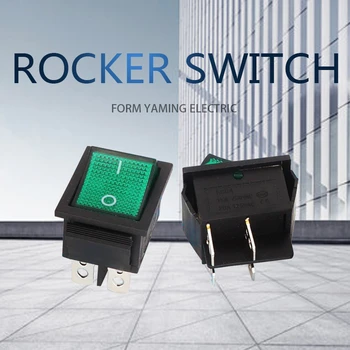 10pcs/lot Rocker Switch KCD4-201 Green Four Foot 4P Four Foot 2 Positions With Lamp 16A 250V 31x25mm
10pcs/lot Rocker Switch KCD4-201 Green Four Foot 4P Four Foot 2 Positions With Lamp 16A 250V 31x25mm