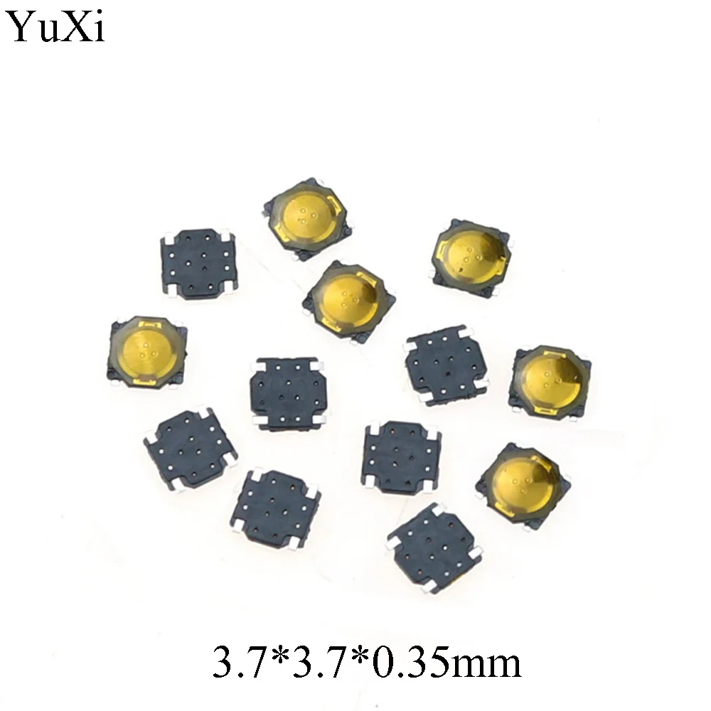 YuXi 3.7X3.7X0.35 SMD Tactile Tact Mini Push Button Switch Micro Switch Momentary SMD-4 3.7*3.7*0.35
YuXi 3.7X3.7X0.35 SMD Tactile Tact Mini Push Button Switch Micro Switch Momentary SMD-4 3.7*3.7*0.35