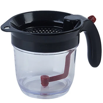 Kitchen Tool Fat Separator with Bottom Release Fat Separator with Strainer Soup Residue Oil Filter Separate
Kitchen Tool Fat Separator with Bottom Release Fat Separator with Strainer Soup Residue Oil Filter Separate