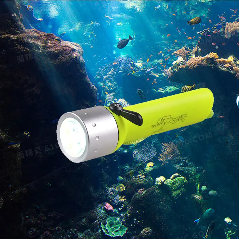 

TMWT Professional Waterproof Underwater Diving LED Flashlight Torch Equipment Scuba Dive Flashlights Torch Lamp Light Linterna