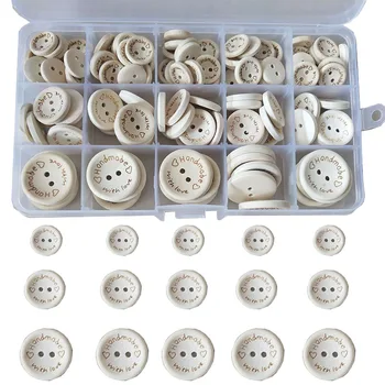 150pcs/Set Multi-Size 2 Hole Wooden Buttons Handmade Sewing Accessories DIY Buttons Decoration Button For Clothes
150pcs/Set Multi-Size 2 Hole Wooden Buttons Handmade Sewing Accessories DIY Buttons Decoration Button For Clothes