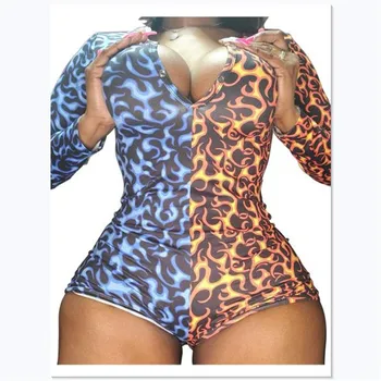 Female Print Long Sleeves Shorts Playsuit New 2020 Slim Fit Casual Bodysuit Women Spring Summer Homewear Femme Hot Jumpsuit Hot
Female Print Long Sleeves Shorts Playsuit New 2020 Slim Fit Casual Bodysuit Women Spring Summer Homewear Femme Hot Jumpsuit Hot