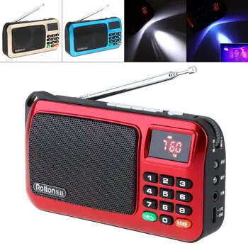 Rolton W405 Portable TF Card USB Mini FM Elder Radio Speaker with LCD Display Subwoofer MP3 Music Player/Verify for PC/Earphone
Rolton W405 Portable TF Card USB Mini FM Elder Radio Speaker with LCD Display Subwoofer MP3 Music Player/Verify for PC/Earphone